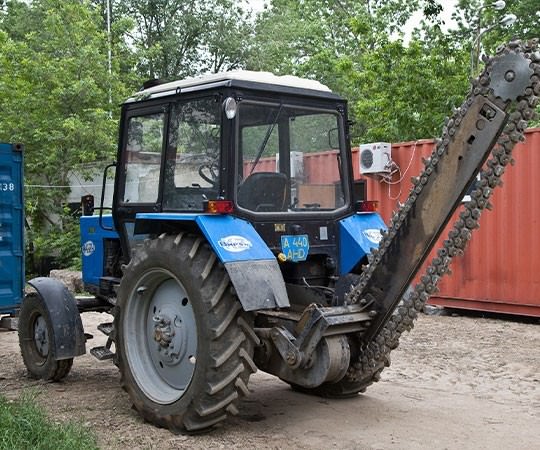 Траншеекопатель в аренду в Курганинске и  Краснодарском крае